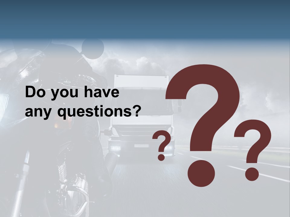 Motorradfahren Krise Led PowerPoint Template