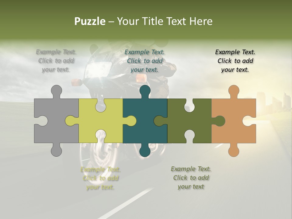 Sonne Abend Hobby PowerPoint Template