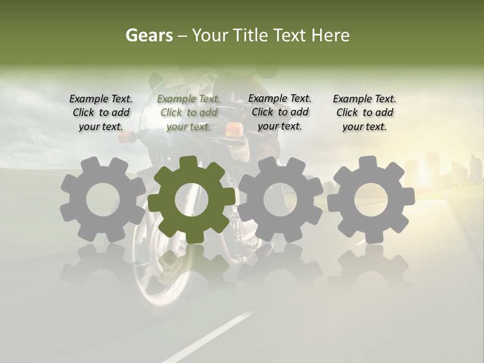 Sonne Abend Hobby PowerPoint Template