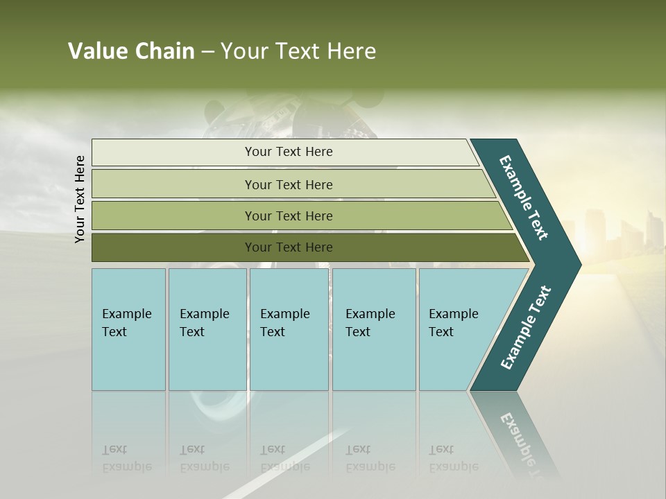 Sonne Abend Hobby PowerPoint Template