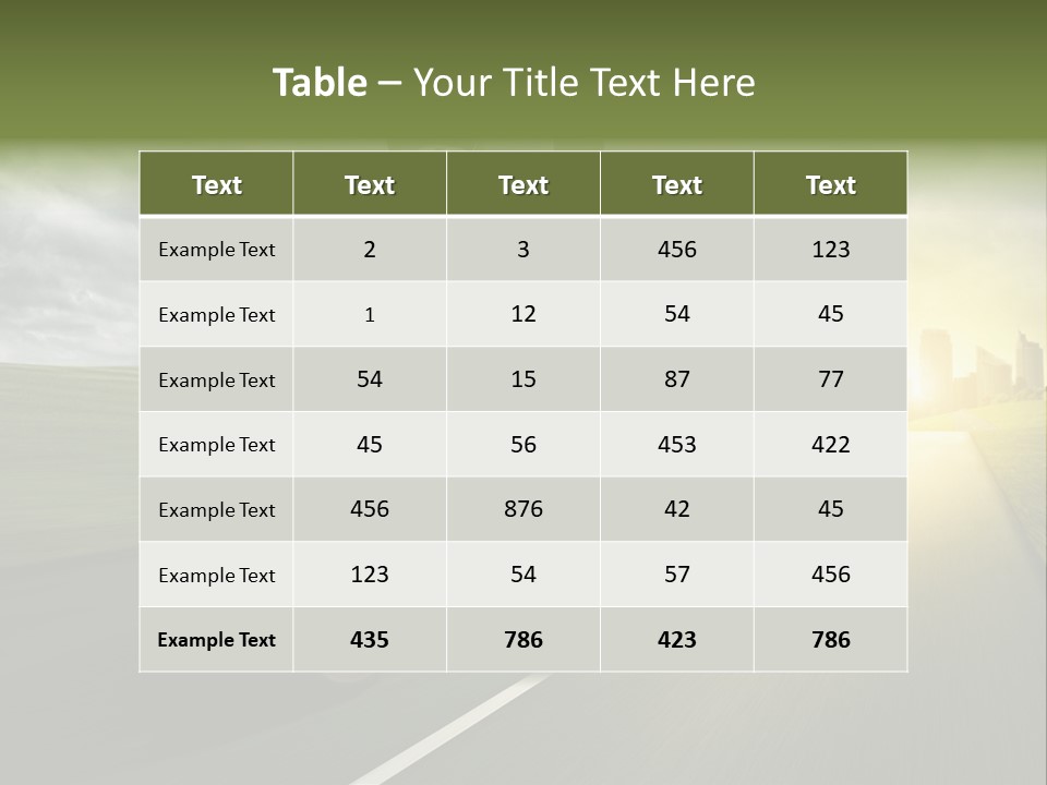 Sonne Abend Hobby PowerPoint Template