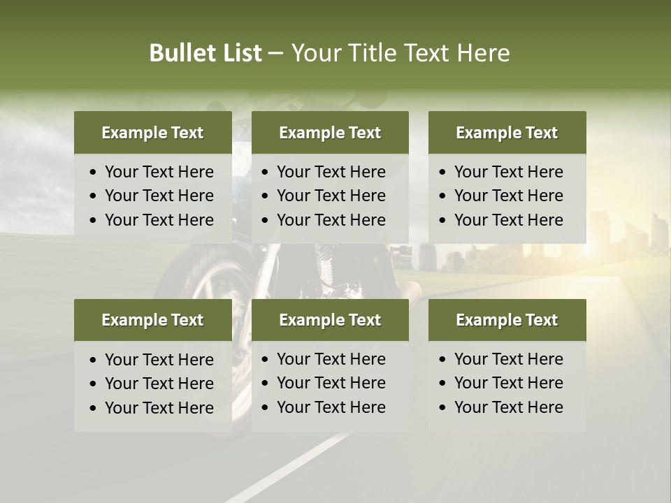 Sonne Abend Hobby PowerPoint Template