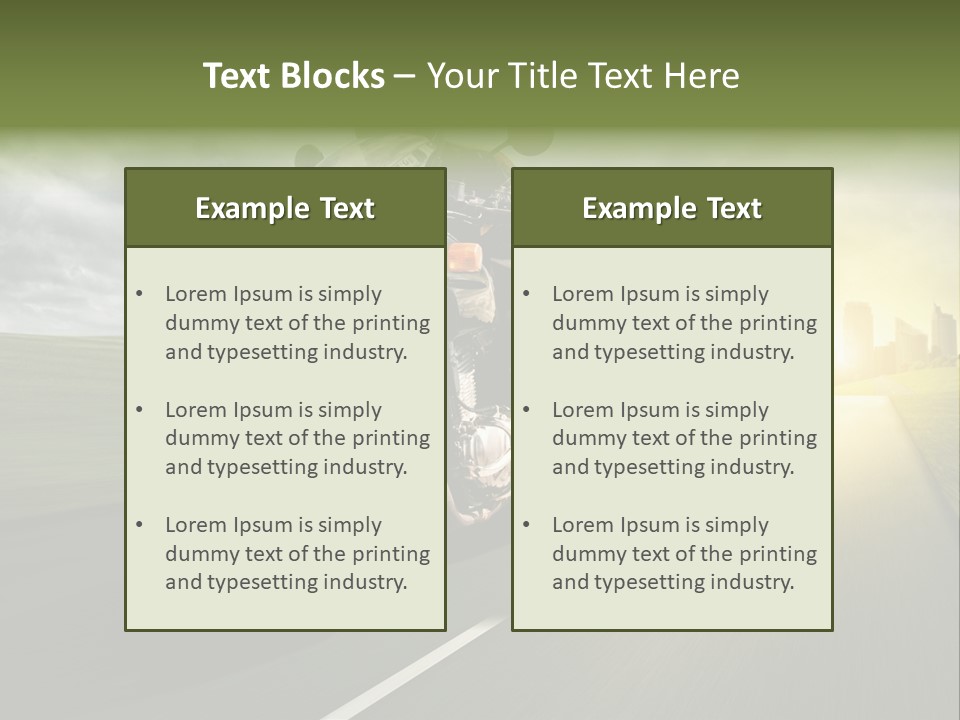 Sonne Abend Hobby PowerPoint Template