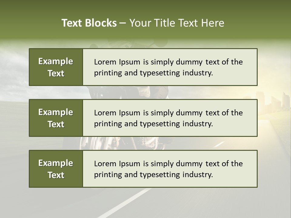 Sonne Abend Hobby PowerPoint Template