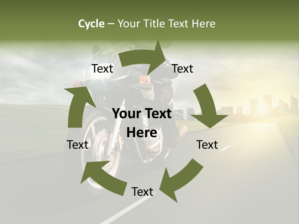 Sonne Abend Hobby PowerPoint Template