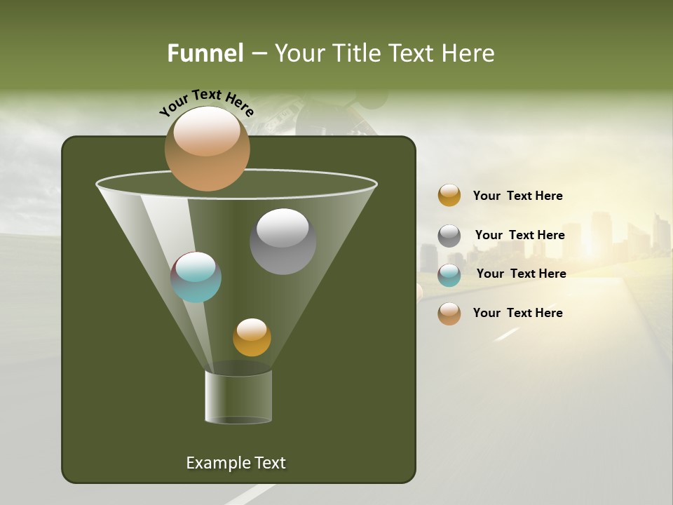 Sonne Abend Hobby PowerPoint Template