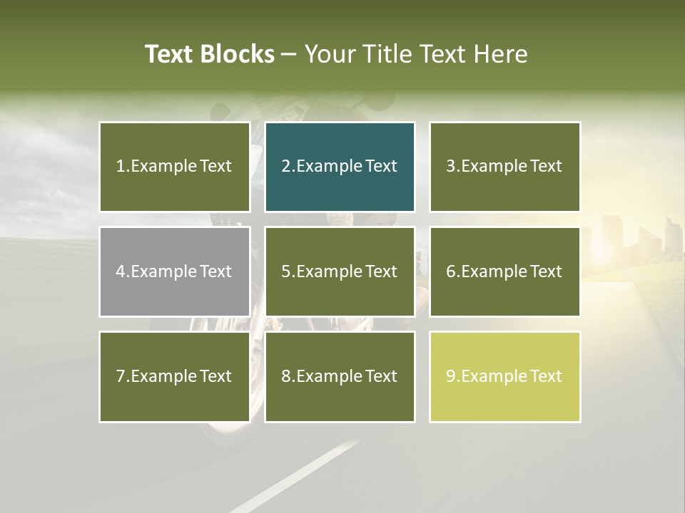 Sonne Abend Hobby PowerPoint Template