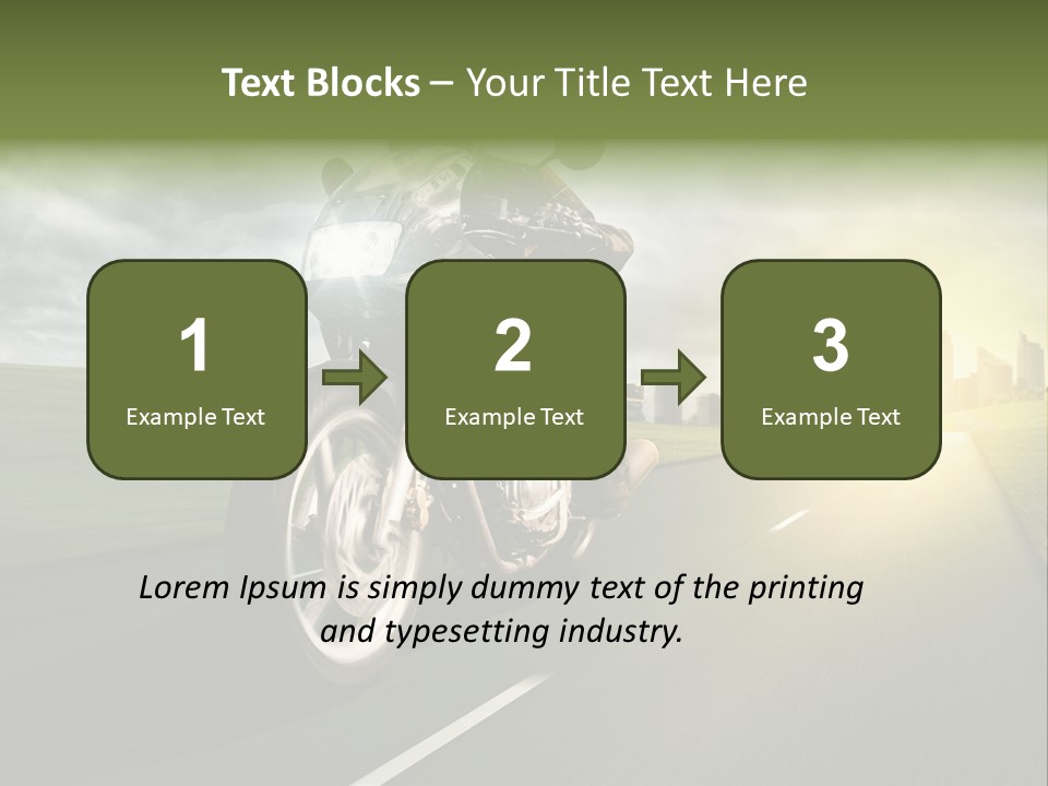 Sonne Abend Hobby PowerPoint Template