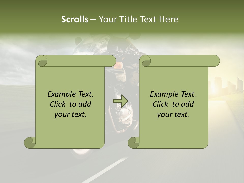 Sonne Abend Hobby PowerPoint Template