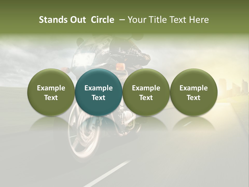 Sonne Abend Hobby PowerPoint Template