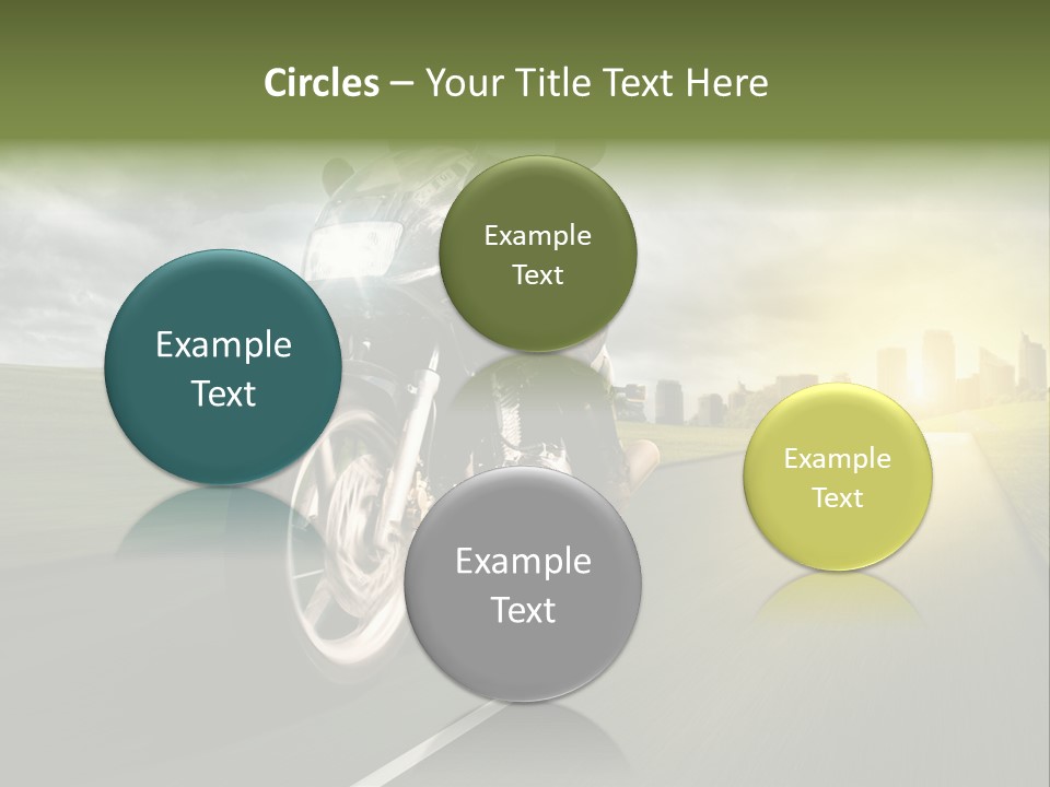 Sonne Abend Hobby PowerPoint Template