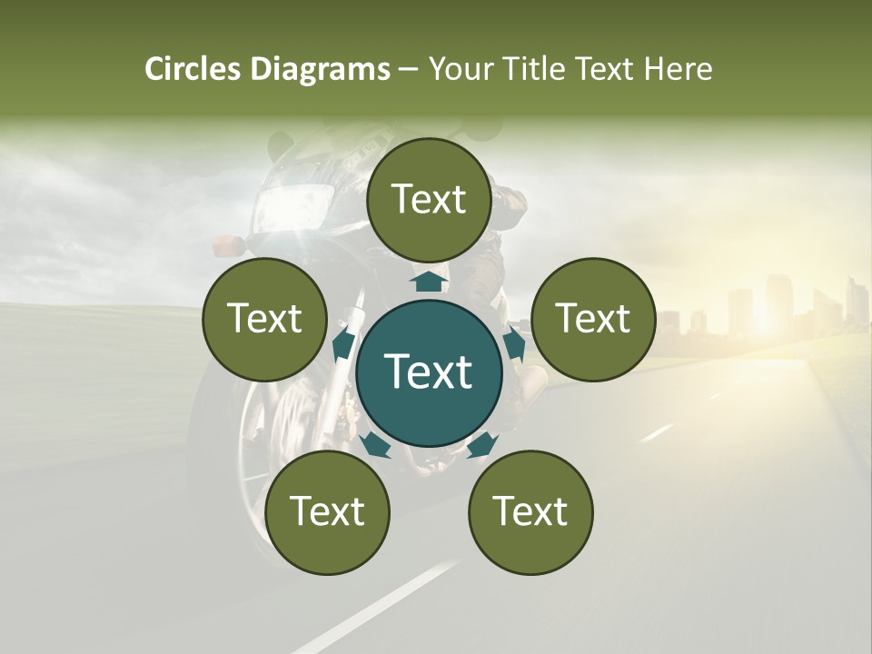 Sonne Abend Hobby PowerPoint Template