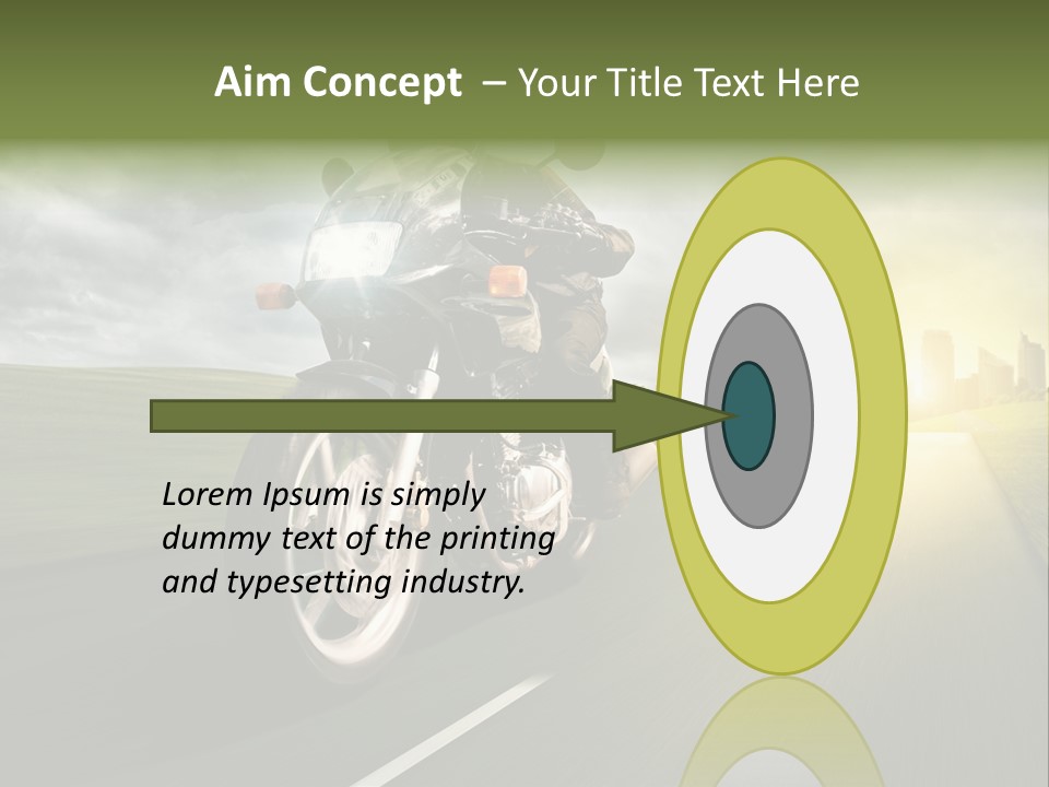 Sonne Abend Hobby PowerPoint Template