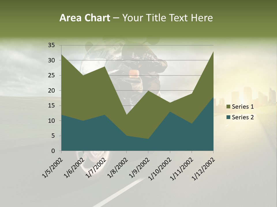 Sonne Abend Hobby PowerPoint Template