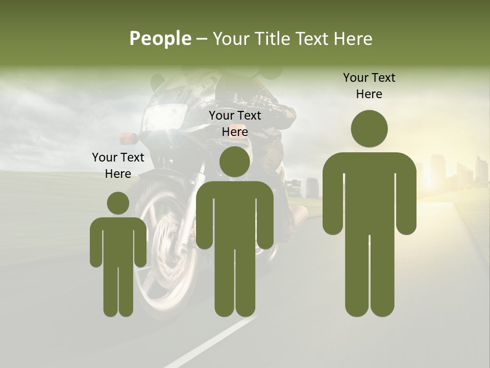 Sonne Abend Hobby PowerPoint Template