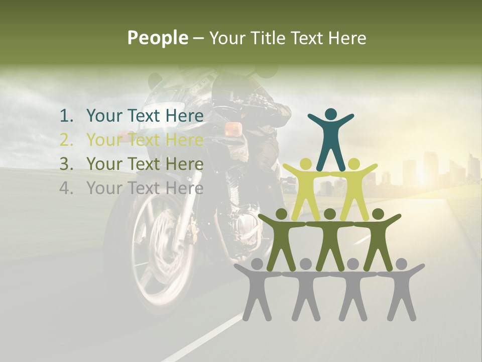 Sonne Abend Hobby PowerPoint Template