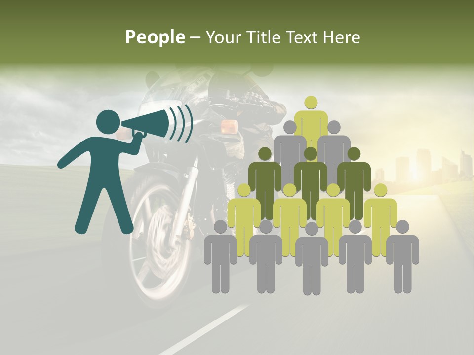 Sonne Abend Hobby PowerPoint Template