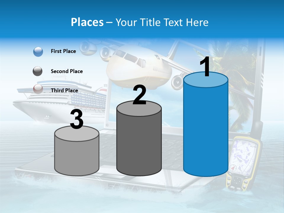 Pool Urlaubsreise Asien PowerPoint Template