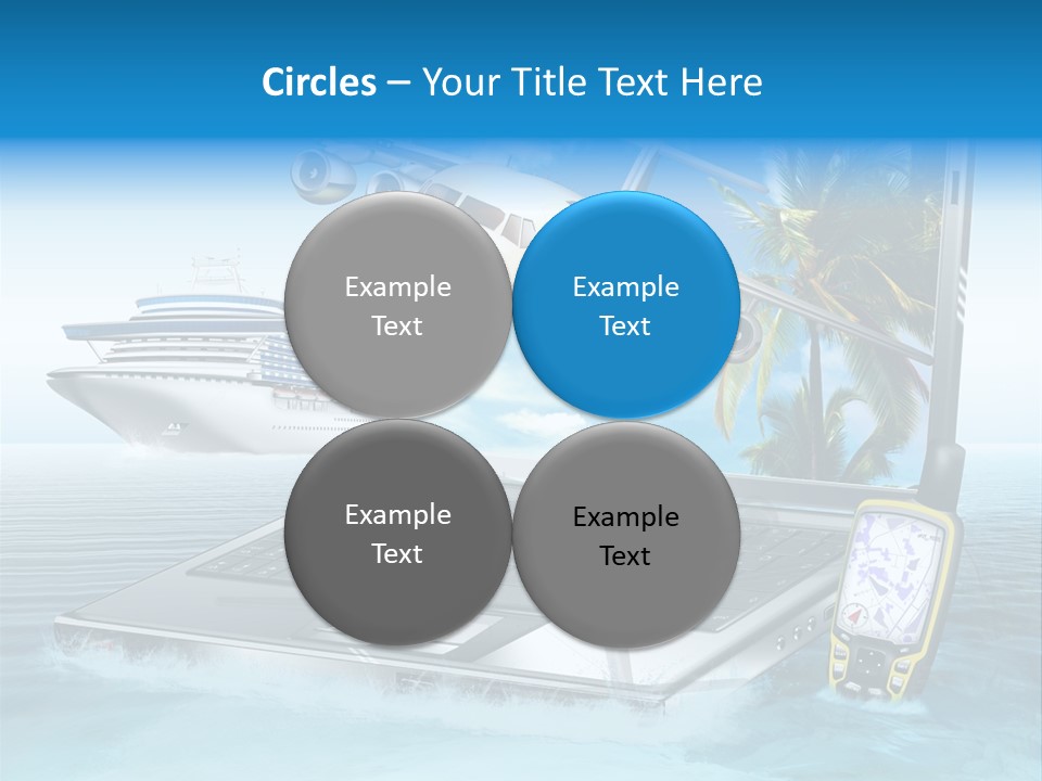 Pool Urlaubsreise Asien PowerPoint Template