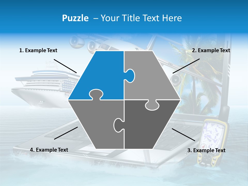 Pool Urlaubsreise Asien PowerPoint Template