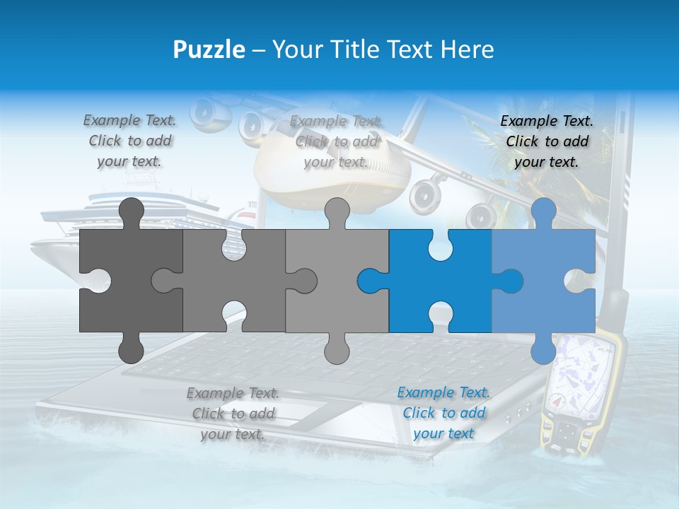 Pool Urlaubsreise Asien PowerPoint Template