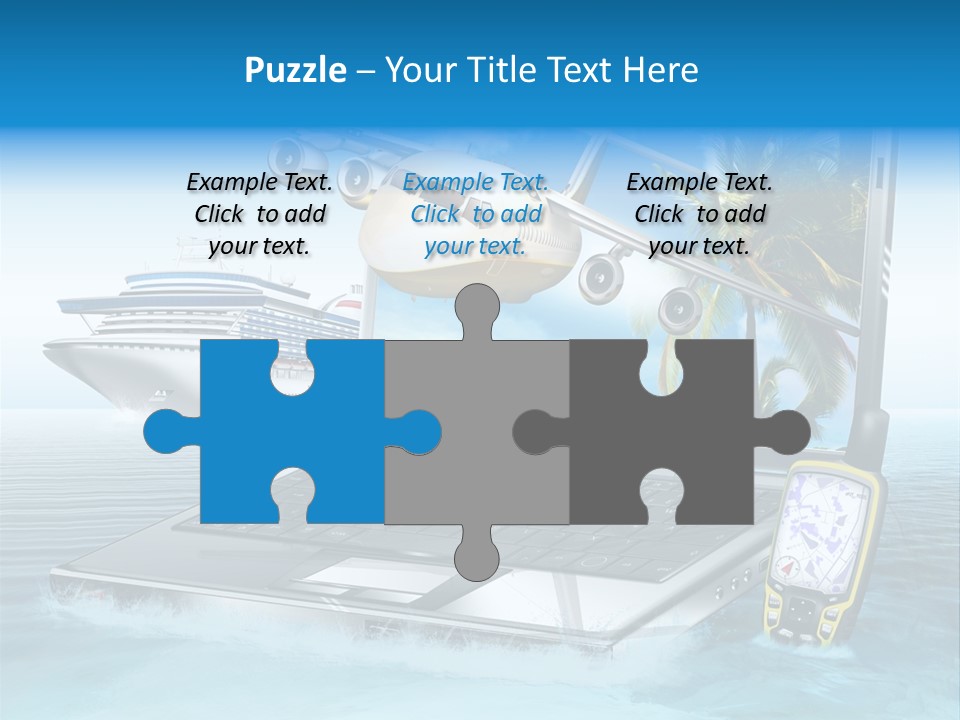 Pool Urlaubsreise Asien PowerPoint Template