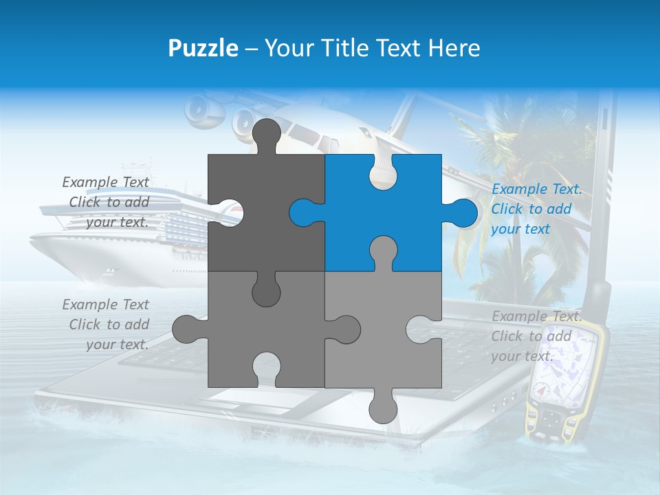 Pool Urlaubsreise Asien PowerPoint Template