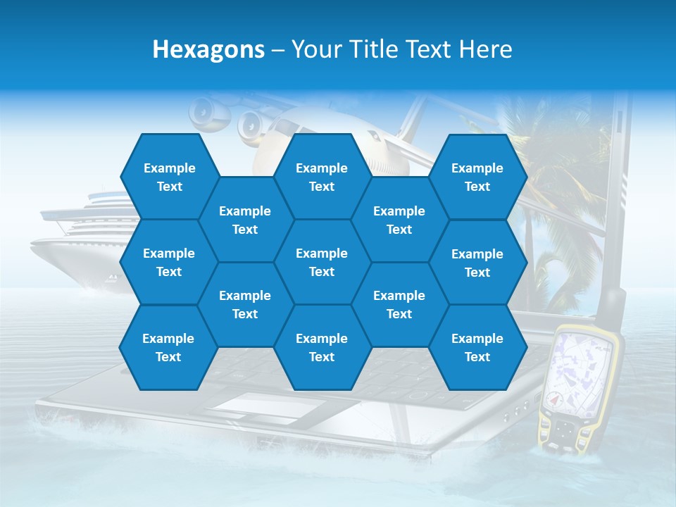 Pool Urlaubsreise Asien PowerPoint Template