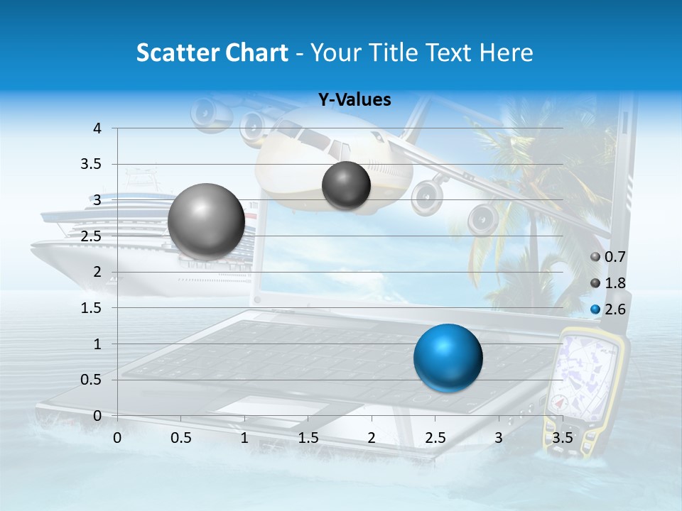 Pool Urlaubsreise Asien PowerPoint Template
