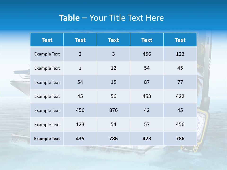 Pool Urlaubsreise Asien PowerPoint Template