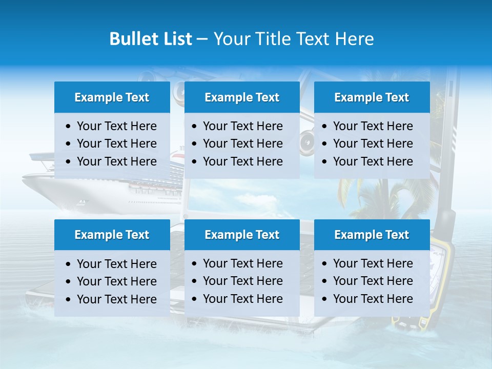 Pool Urlaubsreise Asien PowerPoint Template