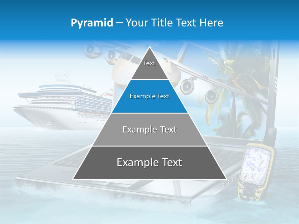 Pool Urlaubsreise Asien PowerPoint Template