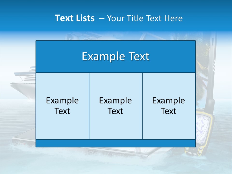 Pool Urlaubsreise Asien PowerPoint Template