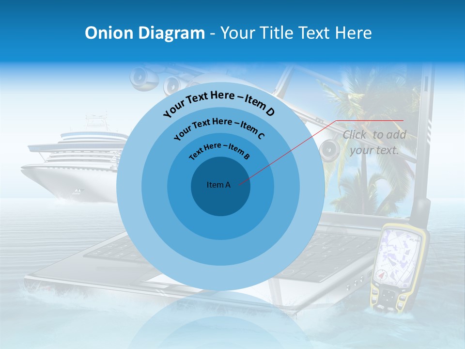 Pool Urlaubsreise Asien PowerPoint Template