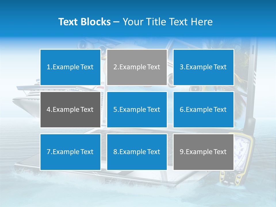 Pool Urlaubsreise Asien PowerPoint Template
