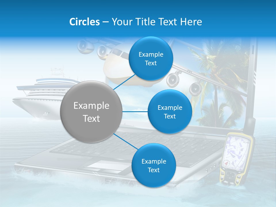 Pool Urlaubsreise Asien PowerPoint Template