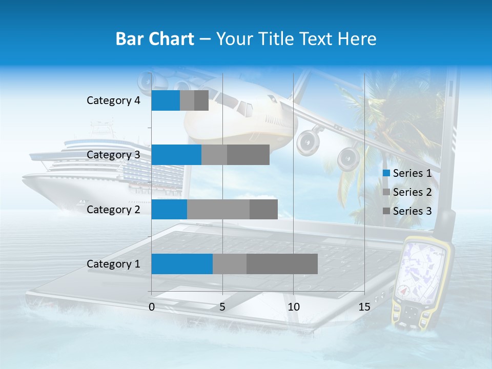Pool Urlaubsreise Asien PowerPoint Template