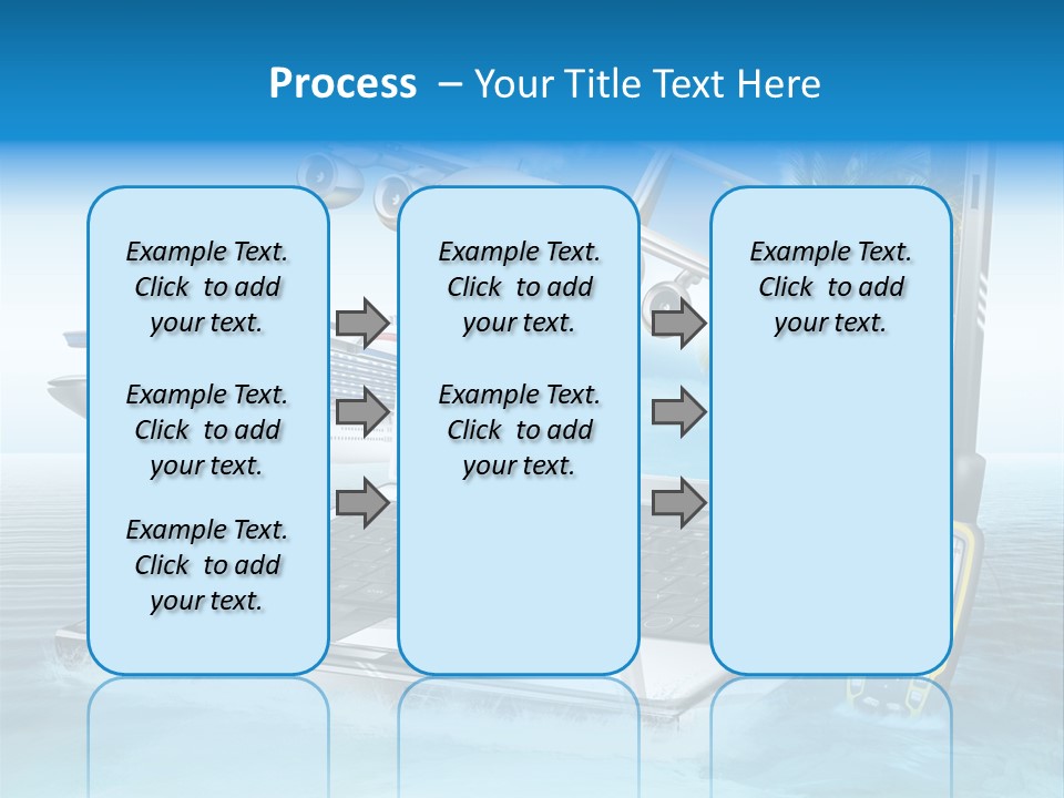 Pool Urlaubsreise Asien PowerPoint Template