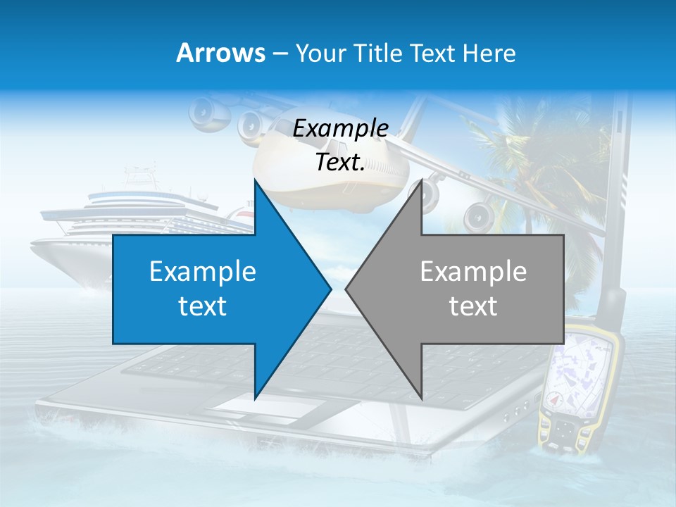 Pool Urlaubsreise Asien PowerPoint Template