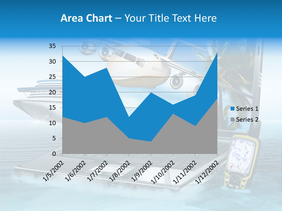 Pool Urlaubsreise Asien PowerPoint Template