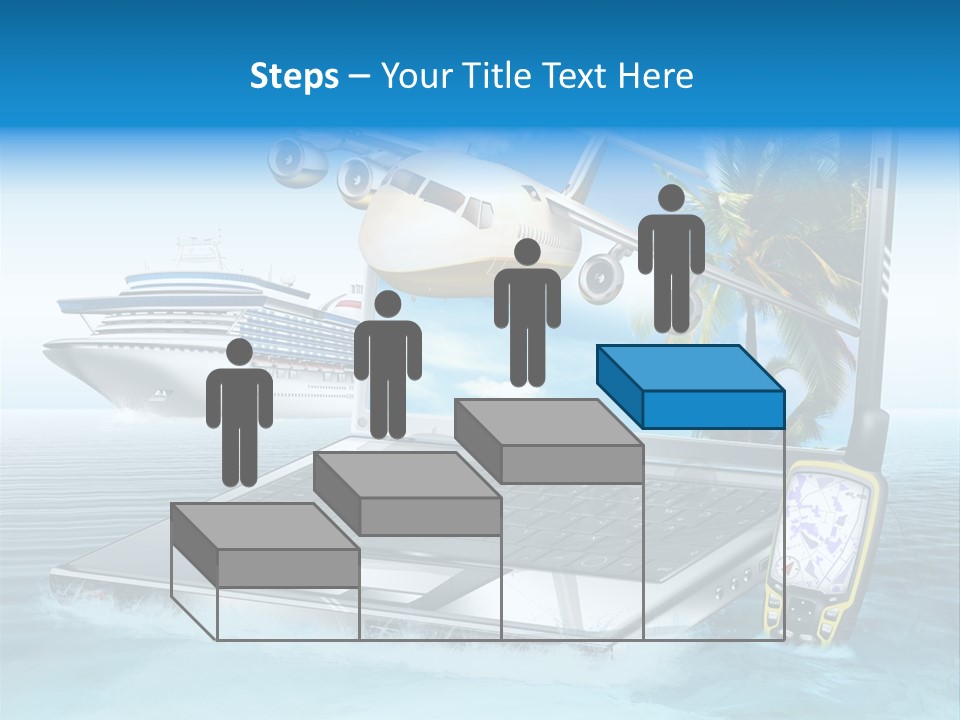 Pool Urlaubsreise Asien PowerPoint Template