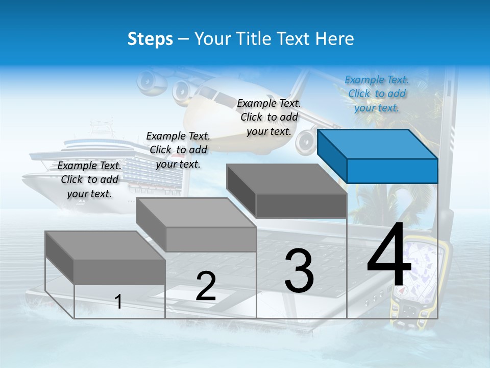 Pool Urlaubsreise Asien PowerPoint Template