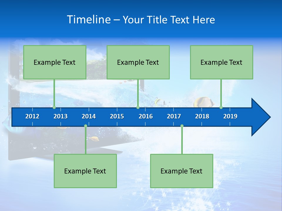 Travel Television Sparks PowerPoint Template