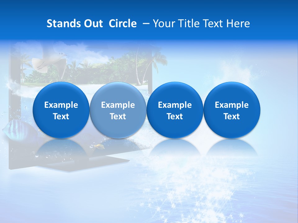 Travel Television Sparks PowerPoint Template