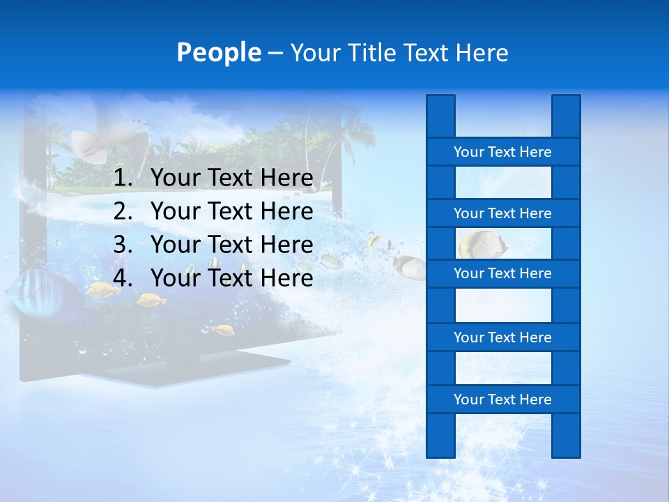 Travel Television Sparks PowerPoint Template