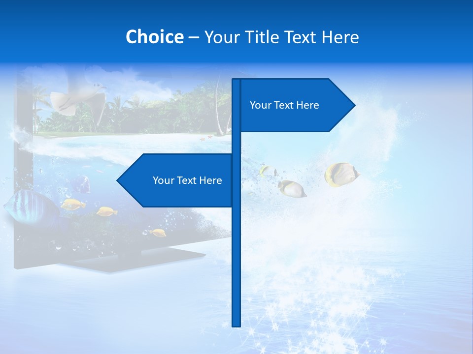 Travel Television Sparks PowerPoint Template