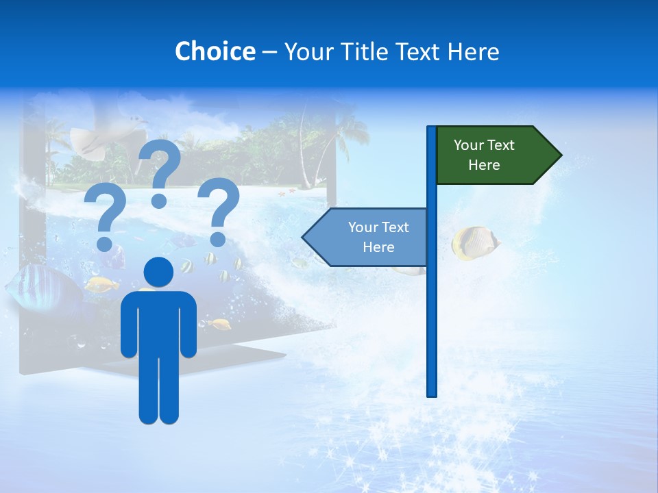 Travel Television Sparks PowerPoint Template