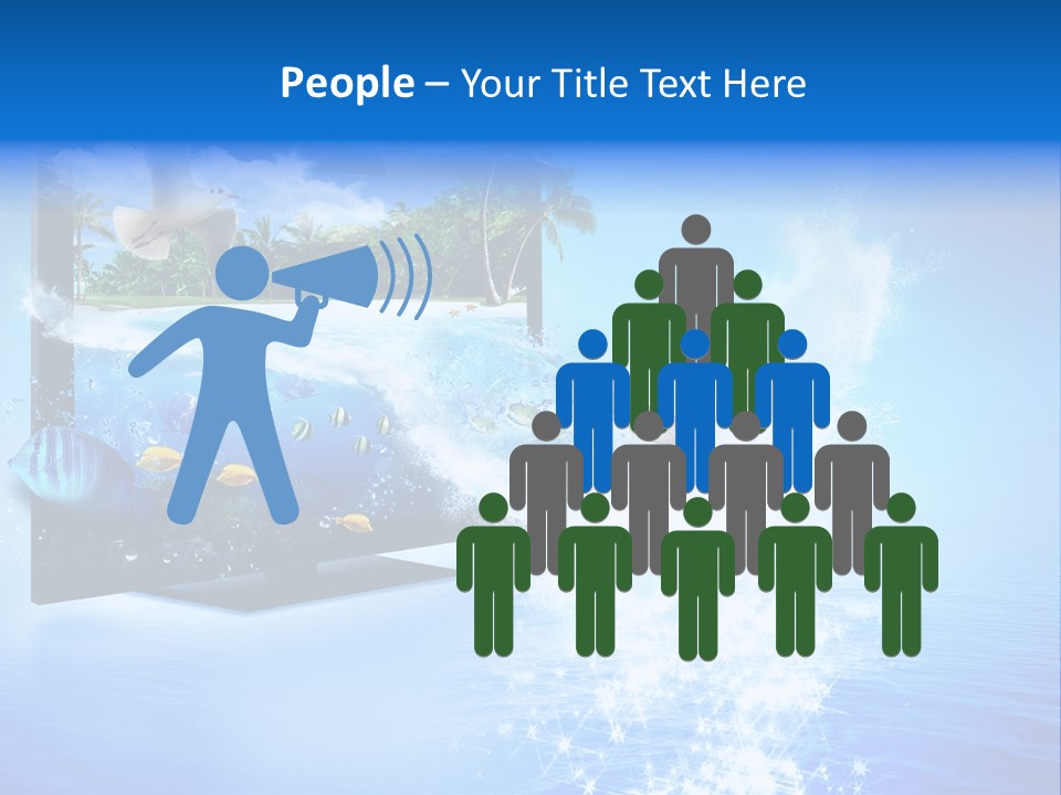 Travel Television Sparks PowerPoint Template