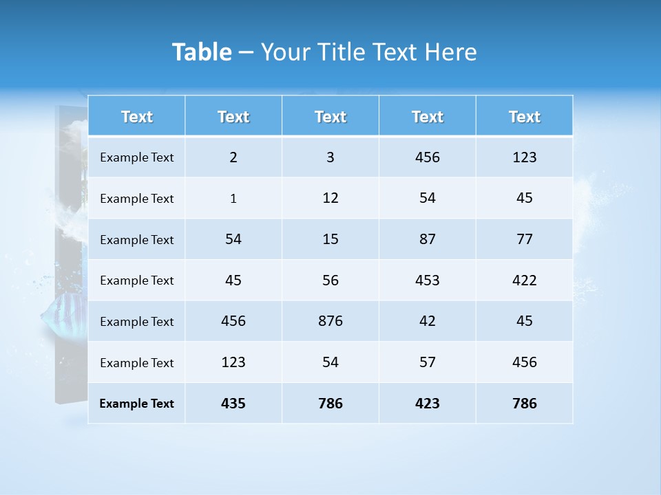 Palms Objects Feel PowerPoint Template