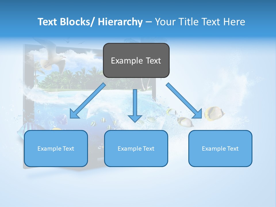 Palms Objects Feel PowerPoint Template